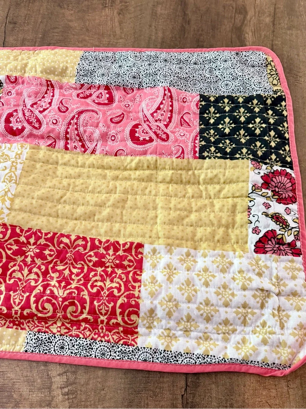 Kmart patchwork quilted pillow shams